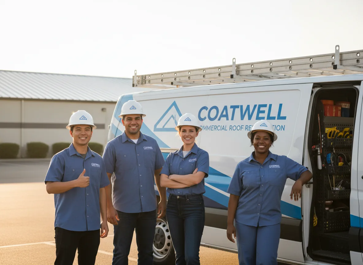 Commercial roof coating company in Shabbona, IL